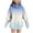 White P, variant on Abtuhar Fall Winter Hooded Sweatshirt for Boys and Girls Crew Neck Gradient Print Fleece Lined Long Sleeve with Pocket for 4-14 Years