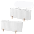 thumbnail image 1 of GOOHOCHY 2pcs Beauty Huevo Organizador de huevos Caja de almacenamiento de hojas, 1 of 7