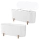 thumbnail image 1 of 2 piezas de soporte para hisopos de belleza, organizador de hisopos, caja de almacenamiento, organizador de borlas de polvo, estuche de almacenamiento, 1 of 5