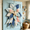 A6 A, variant on Autumn Front Door Decor DIY Kit, Quilted Patchwork Fabric Wreath, Rustic Farmhouse Door Bow Decoration for Fall Thanksgiving Decorations