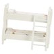 thumbnail image 4 of Doll House Furniture Mini Bunk Bed Model for Decor Beige Wood, 4 of 5