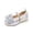 Silver, variant on Girls Rhinestone Princess Sandals, Soft Sole Low-Heel 2026 Shoes for Toddler & Little Kid, Sparkly Summer Formal Party/Beach Footwear for Ages 4-12 Silver