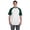 WHITE/ DRK GREEN, variant on Augusta Sportswear Adult Short-Sleeve Baseball Jersey - 423