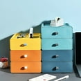 thumbnail image 1 of UDIYO Desktop Storage Drawer,Stackable Desk Organizer Sundry Container, Jewelry Case Cosmetic Makeups Dressing Home Organization (Yellow/Blue/Green/Orange), 1 of 8