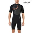 thumbnail image 2 of HETSUITS MANGULA CORTA MANTENGA PREVENCIÓN CALIENTE PREVENCIÓN PROFESIONAL Traje de baño Traje de buceo para snorkeling Natación en agua fría Negro M para hombres M 1.5mm Speravity OD017108-02, 2 of 6