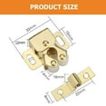 thumbnail image 5 of Sensethe 20pcs Double Roller Catch Steel Cabinet Latch for Closet Door Kitchen, 5 of 6