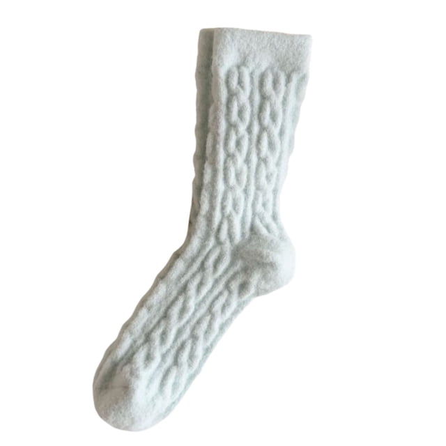 Chaussettes de Compression pour Femmes, Chaussettes en Laine pour Femmes Chaussettes Chaudes d'Hiver Chaussettes Épaisses en Laine Tricotée Chaussettes Décontractées pour Femmes, Chaussettes