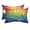 Red, variant on Rainbow Patchwork Outdoor Pillows for Chaise Lounge Chair Beach Headrest Pillow Set of 2 Waterproof Lumbar Pillows with Insert&Adjustable Strap Watercolor Colorful Diamond Art Pool Pillow 11"x16"