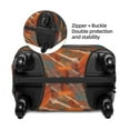thumbnail image 2 of Rateoe Artistic Orange Carnation Skull Printed Luggage Cover, Suitcase Protector Fits 18-32 Inch Luggage-Small, 2 of 7