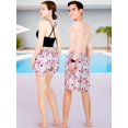 thumbnail image 4 of SET DE 2 SHORT EN PAREJA TRAJES DE BAÑO HOMBRE Y MUJER UNITALLA, 4 of 5