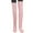 Pink, variant on Women's Wool Thigh High Stockings,Over The Knee High Socks Leggings, Winter Cable Knitted Stretchy Long Sockings "Black"