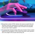 thumbnail image 4 of Unique Bargains Rounded Curved Edges Mouse Feet Skates 0.8mm w Cleaning Paper for G PRO Wireless Gaming Mouse White 5Pcs/2 Set, 4 of 5