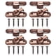 thumbnail image 1 of Uxcell 4-Pack Flip Latch Gate Latch, Cerradura deslizante de puerta de granero de 3 pulgadas, cerraduras deslizantes de 90/180 grados [Bronce rojo], 1 of 7