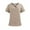Khaki, variant on Men's Short Sleeved Nurse Uniform Blouses Mens Classic Casual Short Sleeve V Neck Men Tops Shirts Summer Casual Blouses Work Shirts