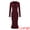 Burgundy, variant on DARING DIVA Women's Long Sleeve Sweater Ruffled Trim Dress S White