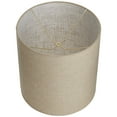 thumbnail image 4 of Springcrest Set of 2 Tall Drum Lamp Shades Oatmeal Medium 14" Top x 14" Bottom x 15" High Spider Replacement Harp and Finial Fitting, 4 of 7