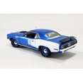 thumbnail image 2 of 1971 Plymouth Hemi Barracuda, B5 Blue and White - Acme A1806123 - 1/18 scale Diecast Model Toy Car, 2 of 6