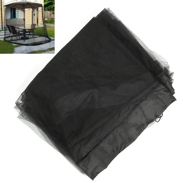 Patio Umbrella Net, Umbrella Netting Screen Portable Practical for Camping Barbecue for Courtyard Balcony