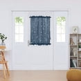 thumbnail image 5 of Stellar Patterns on Strings Door Curtain 25x40in Privacy Mesh with UV Protection Tie Back Rod Pockets, 5 of 10