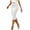 White, variant on Luxalzxs Pencil Skirt for Women Basic Stretch Bodycon Midi Below the Knee Skirts High Waist Business Work Office Wrap Skirt with Slit