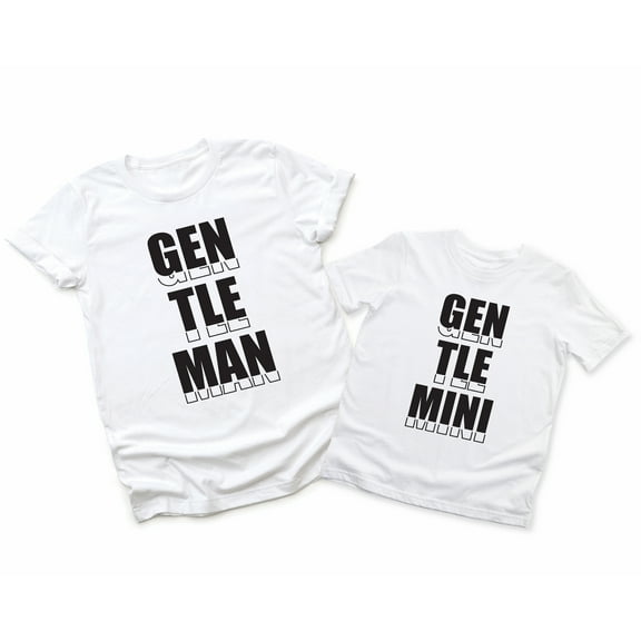 Gentleman Men's T-Shirt Mini Gentlemini Kids Toddler Shirt Youth