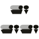 thumbnail image 1 of 20 Piezas Trampas Pegajosas Doble Cara Trampa para Planta (), 1 of 6