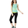 thumbnail image 2 of Aeropostale Womens LIVE LOVE RUN Tank Top, Green, Juniors, X-Small, 2 of 2