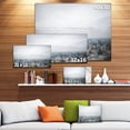 thumbnail image 3 of Panoramic Aerial View of Big City - Landscape Canvas Art Print, 3 of 4
