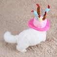 thumbnail image 4 of Sombrero para mascotas NikouMX Diseño de velas Disfraz de cumpleaños para perros Durabilidad mejorada, 4 of 8