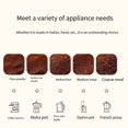 thumbnail image 3 of Small Household Coffee Bean Grinder Portable Hand-Cranked Coffee Grinder Coffee Machine White, 3 of 8