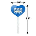 thumbnail image 6 of Soccer Mom Mother Sports Heart Love Cupcake Picks Toppers Decoration Set of 6, 6 of 6