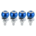 thumbnail image 1 of Tornillos de Placa de Licencia M6 para Motocicleta, Cubierta de 40 mm, Kit Antirrobo de Aleación de Aluminio Azul, 4 Piezas, 1 of 6