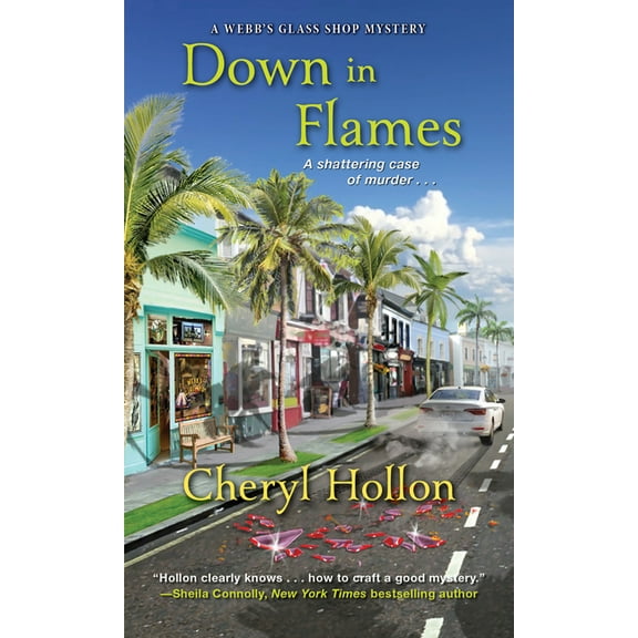 A Webb's Glass Shop Mystery: Down in Flames (Series #6) (Paperback)