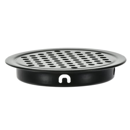 

Round Air Vents Fit 2.09 Dia Hole Flat Circle Mesh Louver for Cabinet Shoebox Wardrobe Stainless Steel Black 25Pcs