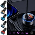 thumbnail image 3 of Chargeur de Voiture-Prise Usb Adaptateur 2 Ports Affichage LED Surveillance de la Tension de la Batterie de Voiture, 3 of 6