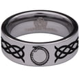 thumbnail image 2 of Ouroboros Tungsten Carbide Ring, 2 of 9