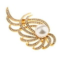 thumbnail image 1 of Broche de perlas de cristal Yinane Bufanda Pin de seguridad Joyería de moda Mujer Chica, 1 of 8