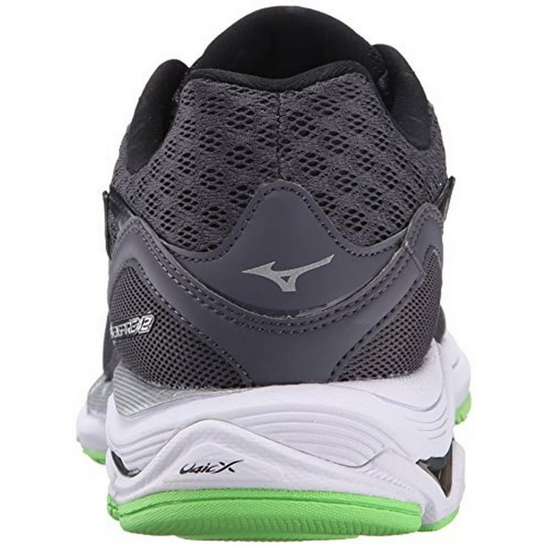meerderheid harpoen af hebben Mizuno Men's Wave Inspire 12 Grey/Lime Green Ankle-High Running Shoe - 10M  - Walmart.com