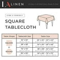 thumbnail image 4 of LA Linen TCpop58x58-OrangeP48 Nappe Carrée en Polyester Popeline, Orange - 58 x 58 Po., 4 of 6