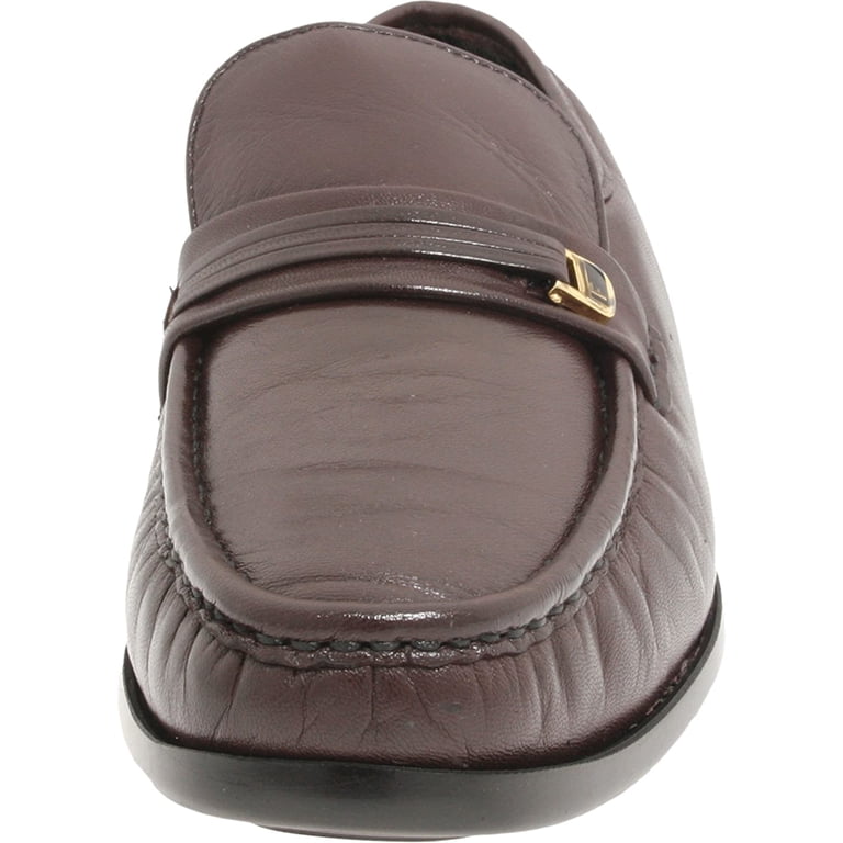 Florsheim Riva Moc Toe Bit Loafer Kidskin Nubuck Leather Burgundy 9 Florsheim Riva Burgundy Smooth Leather Moc Toe Bit Dress  main image 3