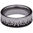 thumbnail image 4 of Biker Skull Tungsten Carbide Ring, 4 of 6