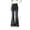 Black, variant on Girls' Denim Pants Slim Fit Elastic Waist Bell Bottom Jeans for Everyday Wear and Play (Blue)