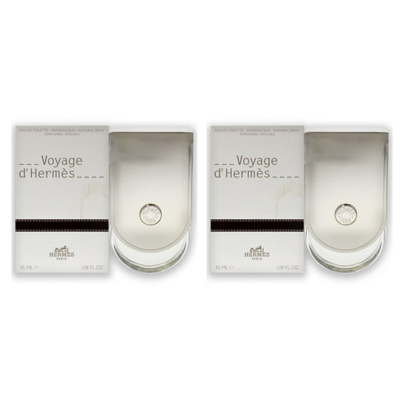 Hermes Voyage DHermes - Pack of 2 - 1.18 oz EDT Spray (Refillable)