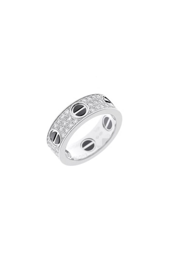 Pre-Owned CARTIER Love Ring #52, April 2026 Repair Details, 1. Women's 18K White Gold (WG)...