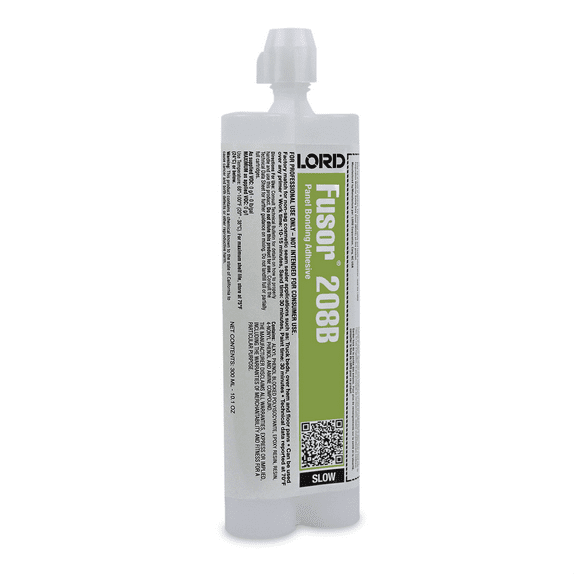 Fusor 208B 2-Part Slow Panel Bonding Adhesive, 7.1 oz Bottle, Paste