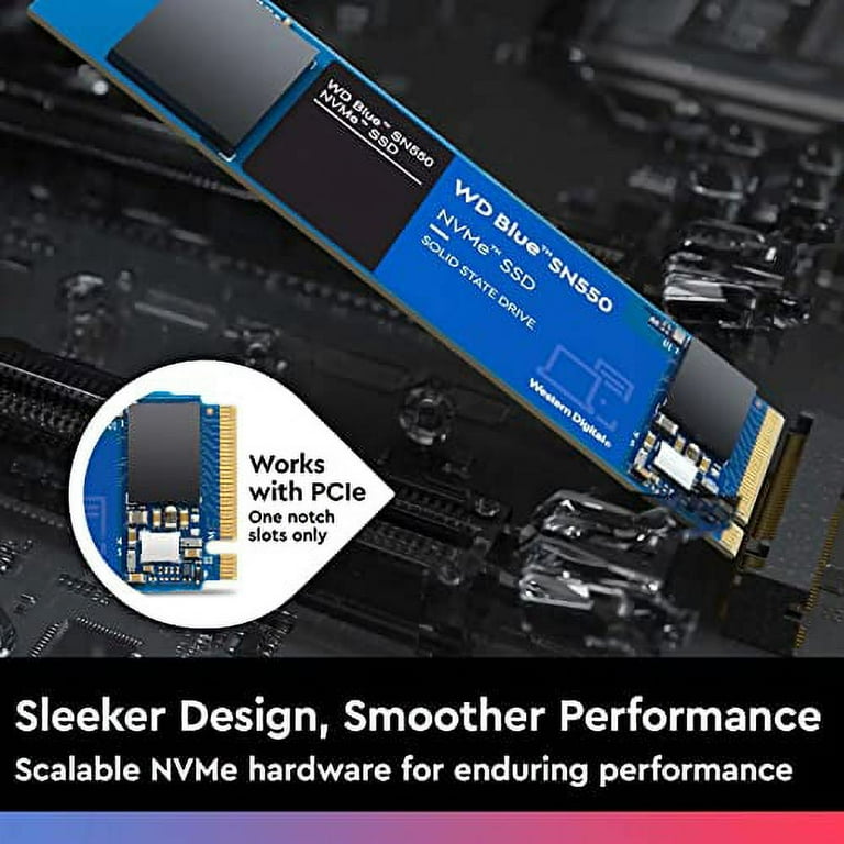 Western Digital 1TB WD Blue SN550 NVMe Internal SSD - Gen3 Western Digital 1TB WD Blue SN550 NVMe Internal SSD - Gen3