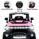 thumbnail image 3 of Montable Electrico Recargable Con Control Remoto Para Niños 4x4 con Conexion Auxiliar y USB, 110 cm-Rosa, 3 of 7