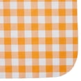 thumbnail image 3 of Mainstays Orange Plaid PEVA Tablecloth, Spring & Summer, 60"W x 102"L Rectangle, for Outdoor and Indoor, 3 of 6