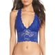 thumbnail image 1 of Bralette de encaje Free People Heartbreaker para Mujer Azul Mediano, 1 of 1