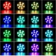 thumbnail image 2 of LLC Lumières de Paysage Submersibles RGB LED Ensemble de 4 avec Télécommandes, 2 of 5